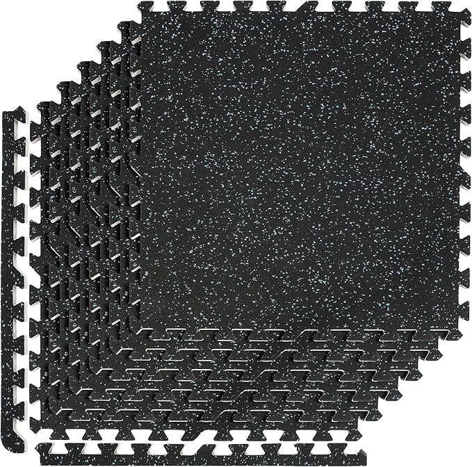 Sivan Fitness 1/2" Thick Rubber Top High-Density EVA