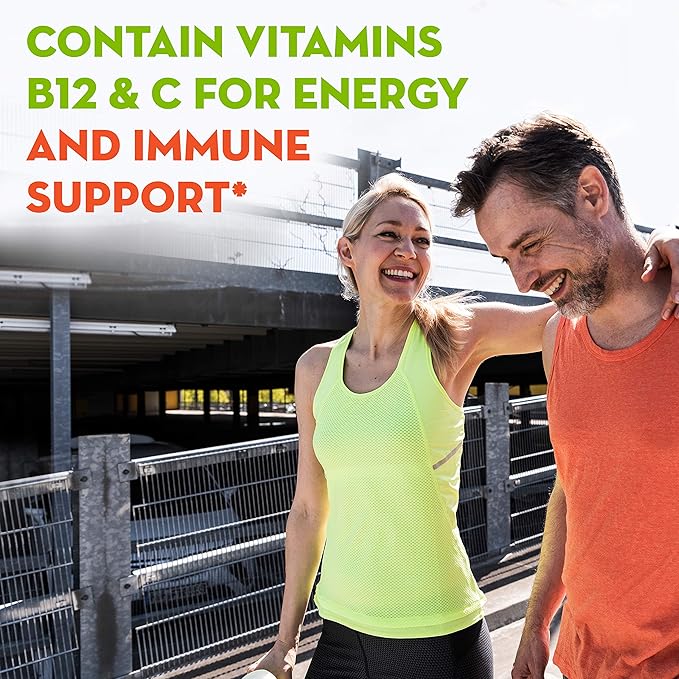 Align Probiotic, Gut Health & Immunity Support, Probiotic for Women and Men, #1 Doctor Recommended Brand, Vitamin C and B12 for Immune Support & Energy, Citrus Flavor, 50 Gummies