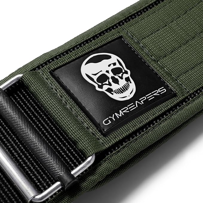 Gymreapers Quick Locking Weightlifting Belt for Bodybuilding 4 Inch