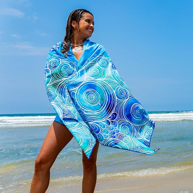 Elite Trend Microfiber Beach Towel - Extra Large 78x35 Inch