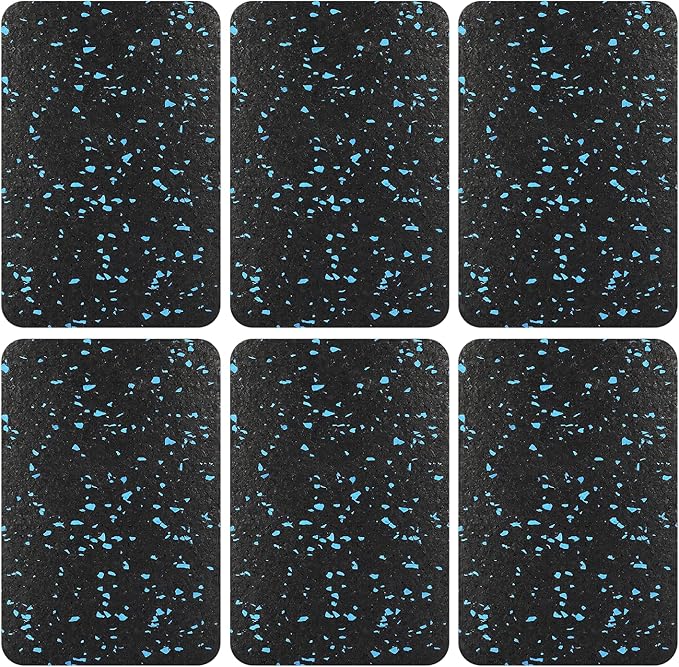Treadmill Mat Pads 4.7" x 3.2" x 0.5" (6 (6 PCS)