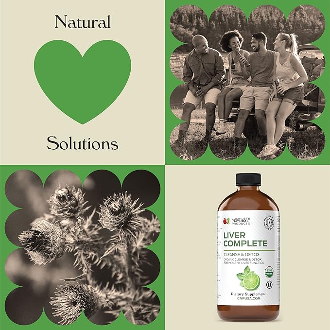 Liver Complete 8oz Organic Liquid Concentrate - Liver Cleanse & Digestive Bitters Vinegar Supplement