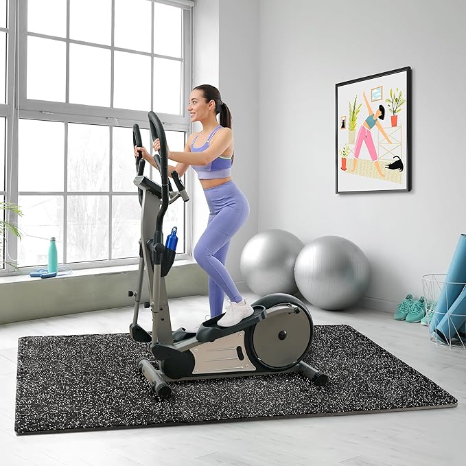 Sivan Fitness 1/2" Thick Rubber Top High-Density EVA