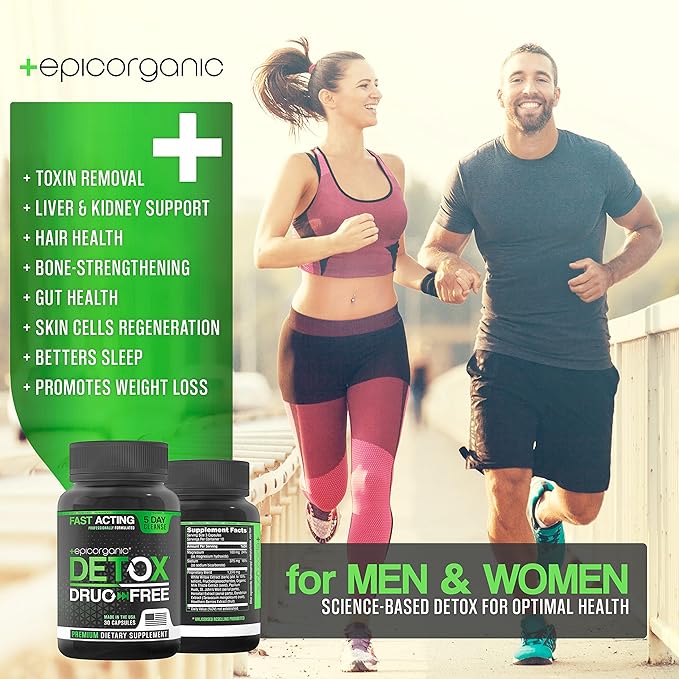 5 Day Detox Cleanse | Extra Strength Colon Cleanse & Liver Detox | Promotes Healthy Gut Support | Detox Cleanse for Men & Women | Made in The USA | 30 Capsules
