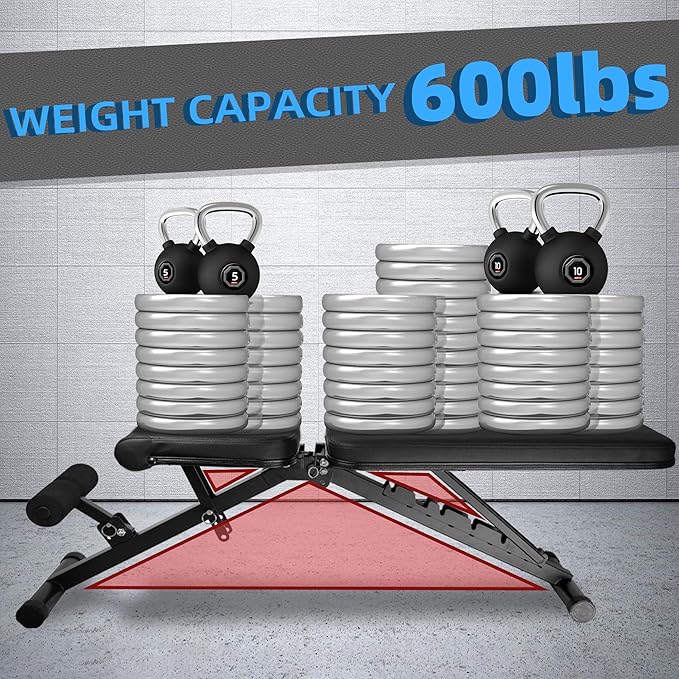 Weight Bench for Home Gym Exercise Workout Equipment 90 Degree