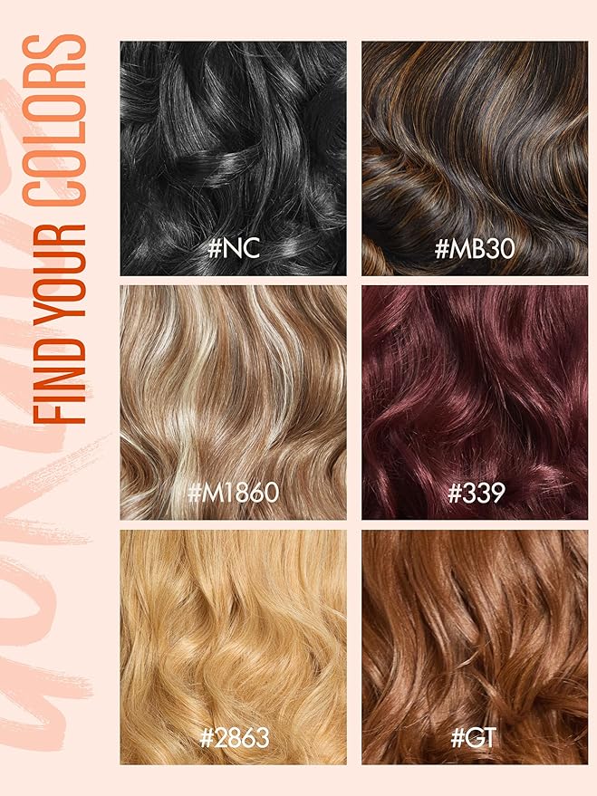 GORGIUS Glueless Wavy Wig with Bangs Natural Black Synthetic Curtain Bang Wig with Realistic Scalp 22 Inch