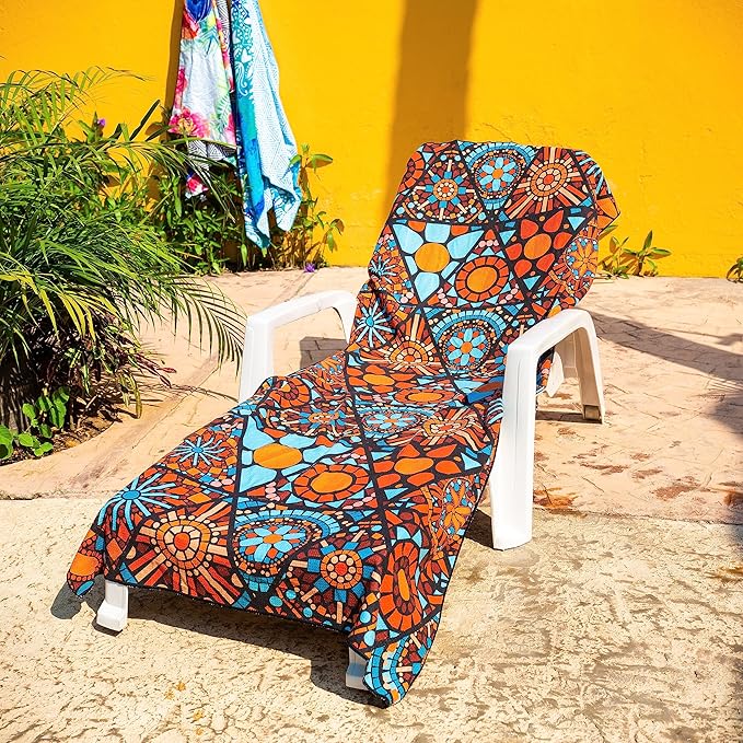 EliteTrend Microfiber Beach Towel Waffle – Extra Large 78x35 Inch