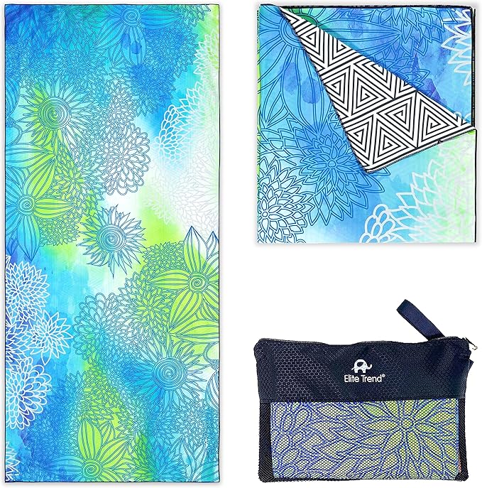 Elite Trend Microfiber Beach Towel - Extra Large 78x35 Inch