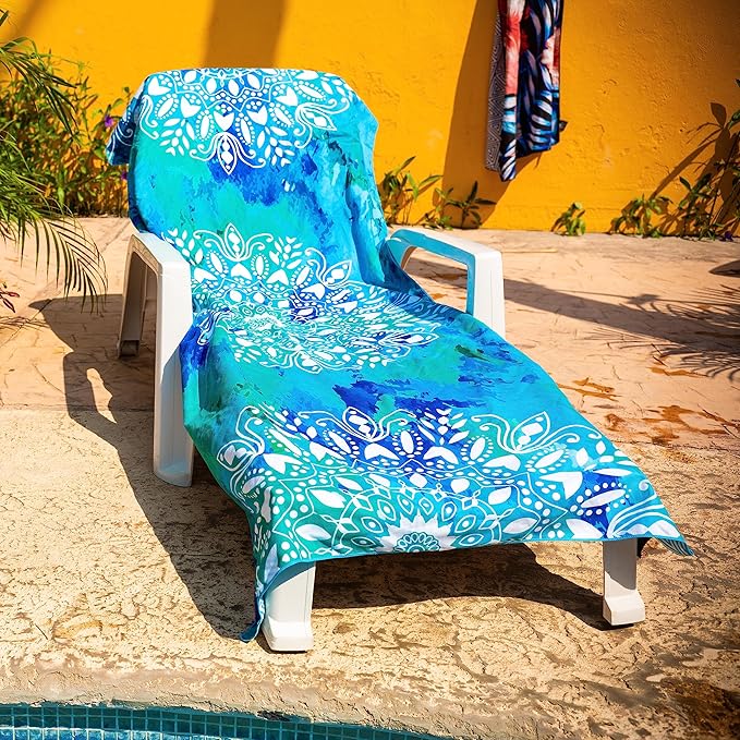 Elite Trend Microfiber Beach Towel - Extra Large 78x35 Inch