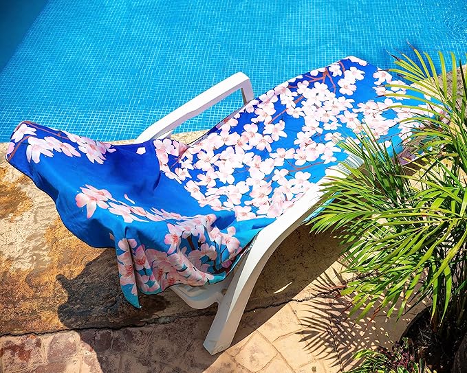 Elite Trend Microfiber Beach Towel - Extra Large 78x35 Inch