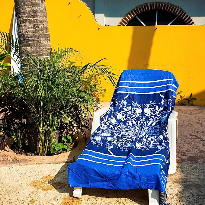 Elite Trend Microfiber Beach Towel - Extra Large 78x35 Inch
