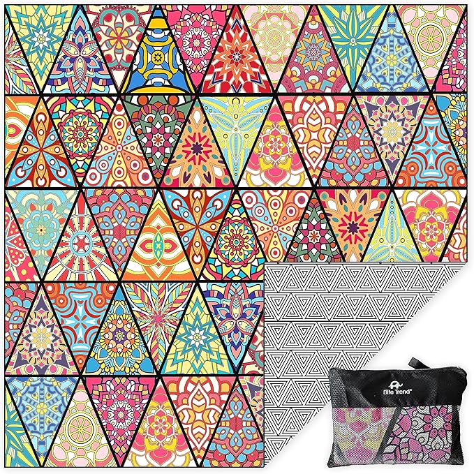 Elite Trend Microfiber Beach Towel - XXL 72x72