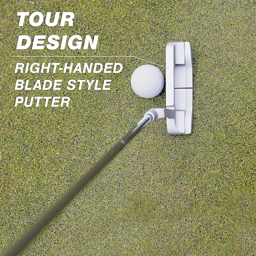 GoSports Classic Golf Putter, Choose Between 2 Way or Blade Putter - 35" Length with Premium Grip