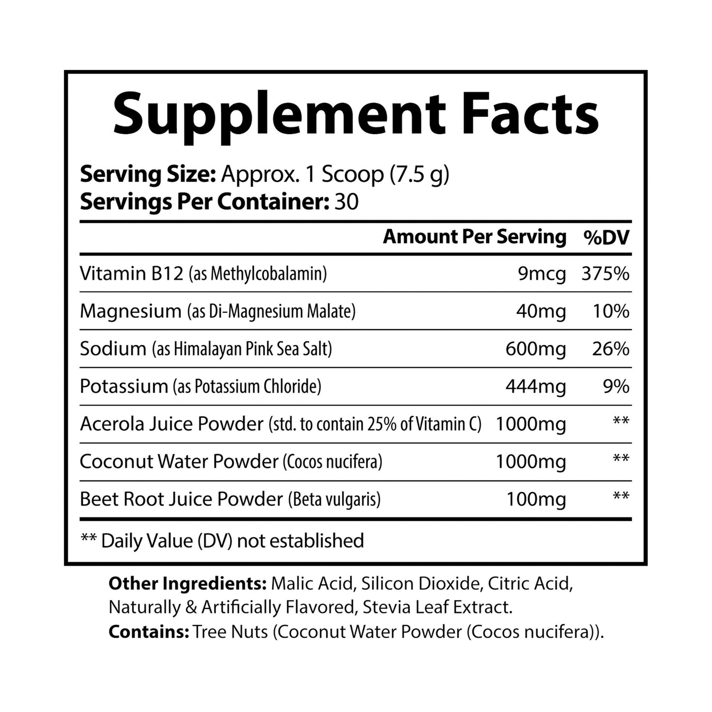 HBS, ION + Select Electrolyte Supplement, Powder (225g, 7.9oz)