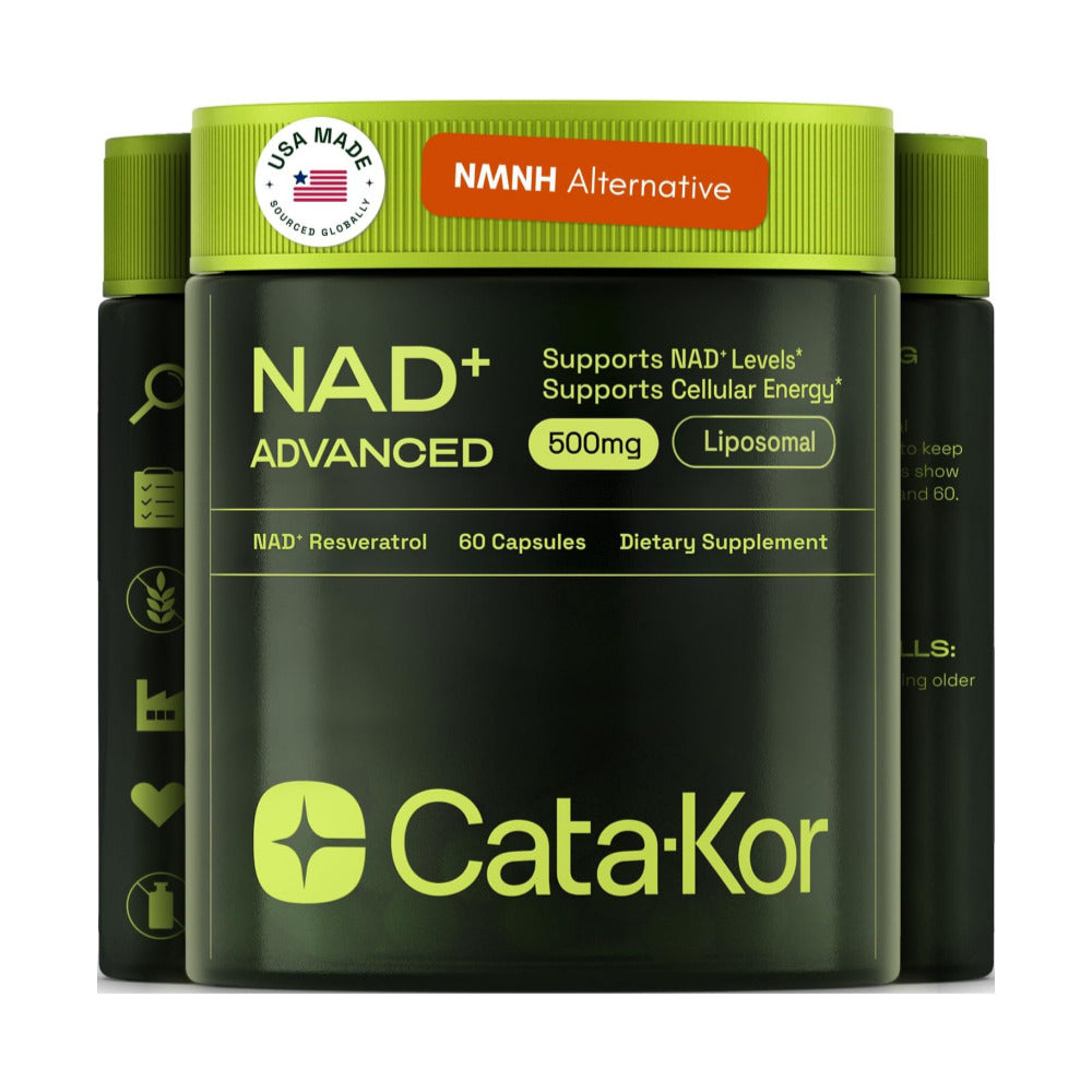 NMNH Supplement Alternative – Liposomal NAD + Resveratrol – 30-Day Supply – High Purity NAD Supplement for Energy & Healthy Aging – 60 Capsules