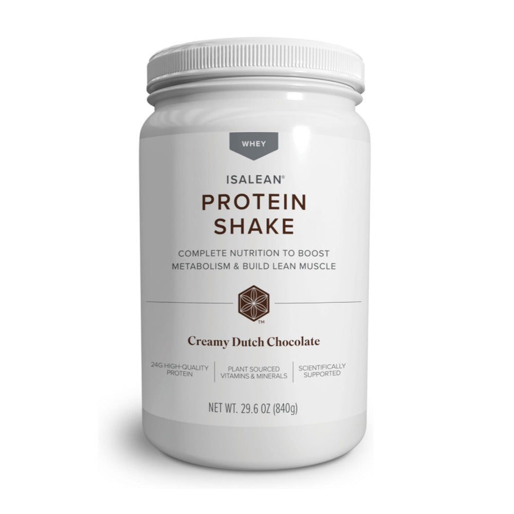 IsaLean Protein Shake Complete Superfood Meal Replacement Shake for Maintaining Healthy Weight and Lean Muscle Growth with 24 Vitamins and Minerals-29.6 oz - 14 Meal Canister Creamy Dutch Chocolate