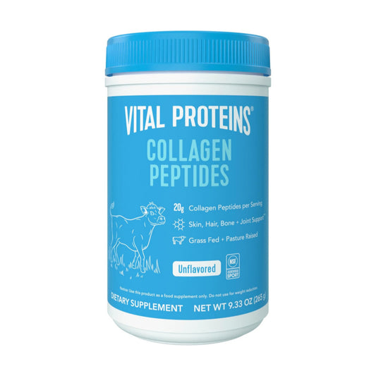Vital Proteins Collagen Peptides Powder - Supports Hair, Nail, Skin, Bone & Joint Health, Unflavored, Collagen Protein 9.33 OZ