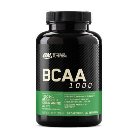 Optimum Nutrition Instantized BCAA Capsules, Keto Friendly Branched Chain Essential Amino Acids, 1000mg, 60 Count