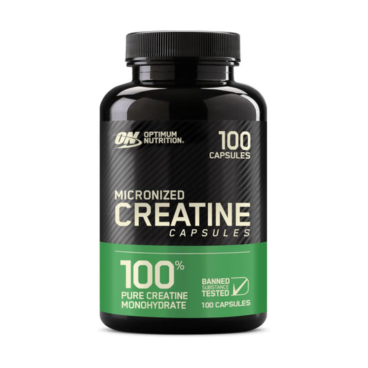 Optimum Nutrition Micronized Creatine Monohydrate Capsules, Keto Friendly, 2500mg, 100 Capsules