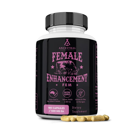 Ancestral Supplements Beef Organ Supplement for Women – Supports Hormone Balance, Energy & Wellness – Grass Fed, Pasture Raised Superfood – Liver, Heart, Kidney, Bone Marrow – Collagen, CoQ10, B12 – Female Support Blend