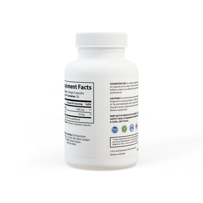 HBS, Ashwagandha and Black Pepper Supplement (60 Vegetable Capsules)