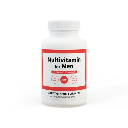 HBS, Multivitamin for Men Supplement (60 Vegetable Capsules)