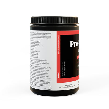 HBS, Pre-Workout Supplement, Watermelon, Powder (300g, 10.58oz)