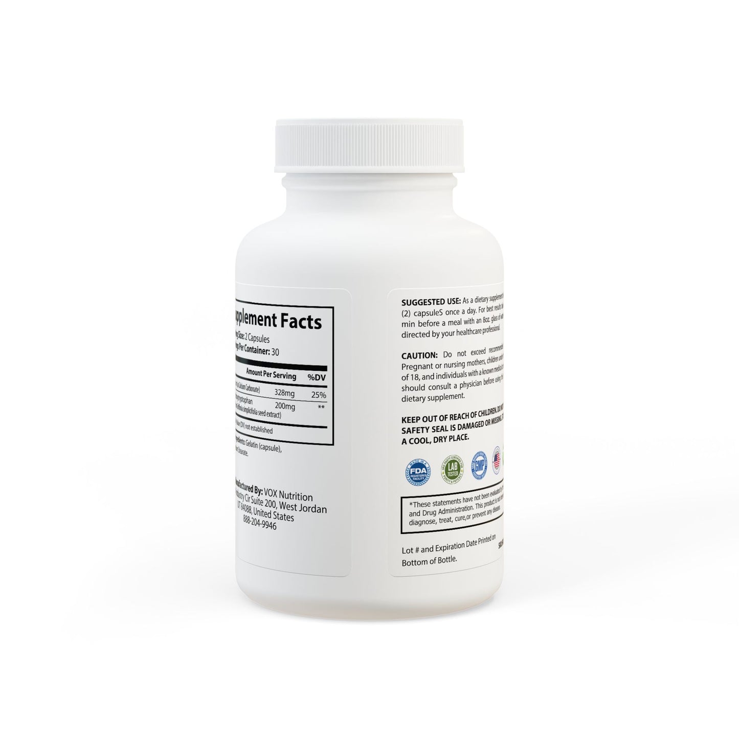 HBS, 5-HTP Supplement (60 Capsules)