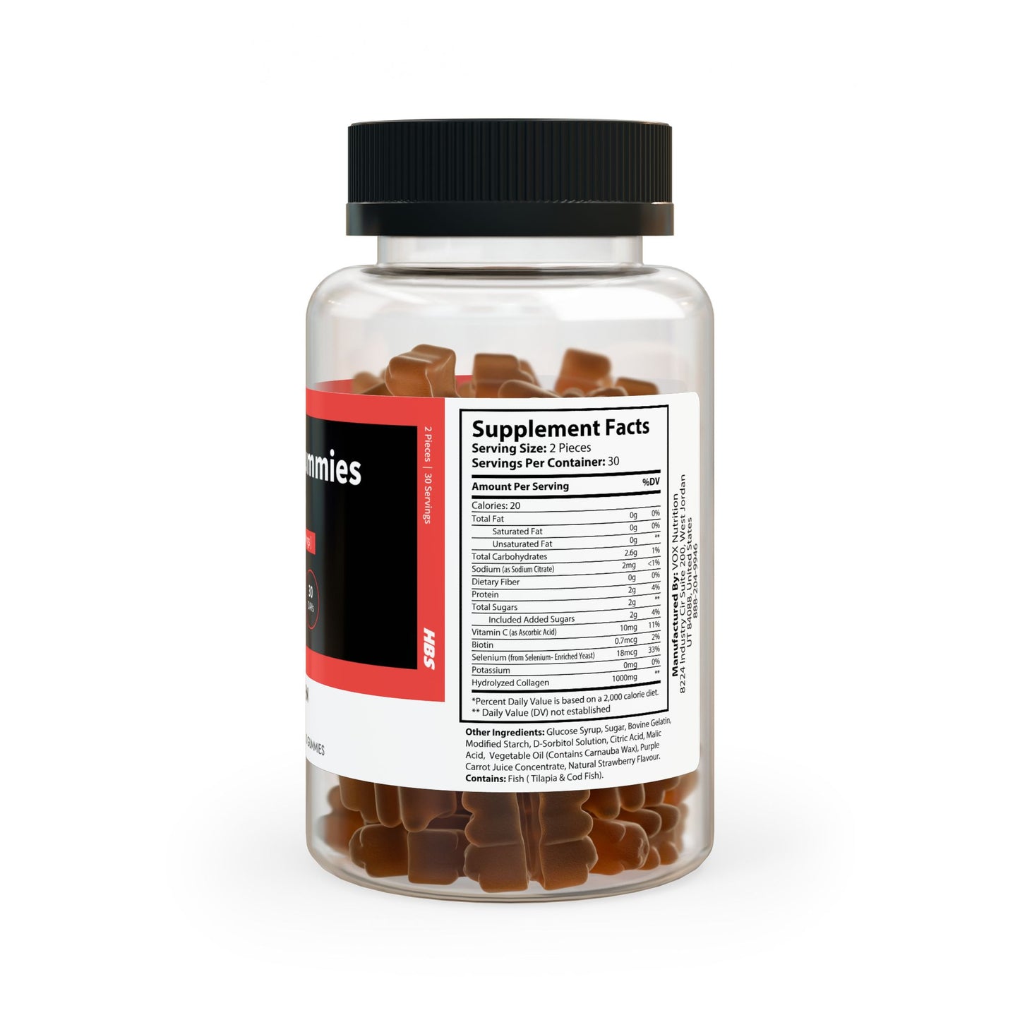 HBS, Collagen Gummies (60 Gummies)