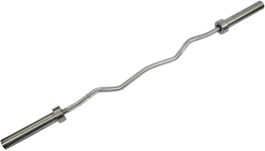 Signature Fitness Olympic Barbell Curl Barbell for Weightlifting