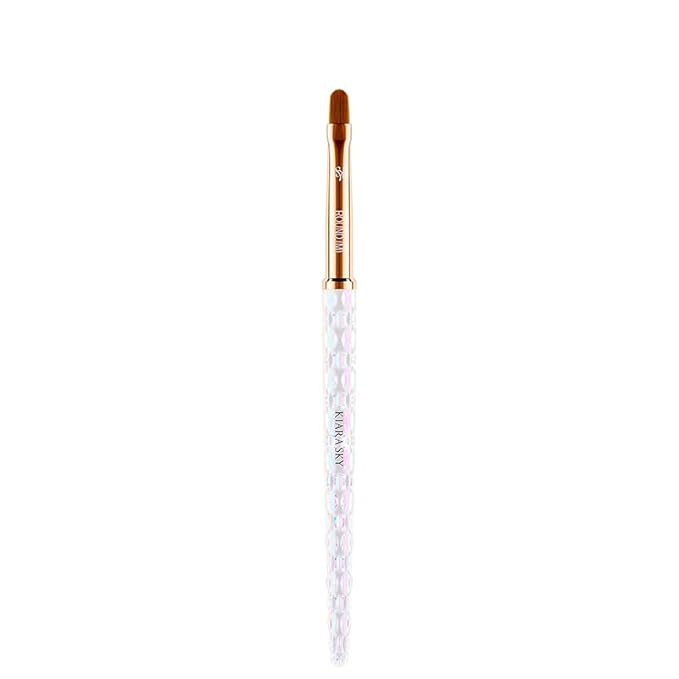 Kiara Sky Nail Art Brush | M Round | for cleaning around cuticle, applying builder gel and even creating the perfect French manicure!
