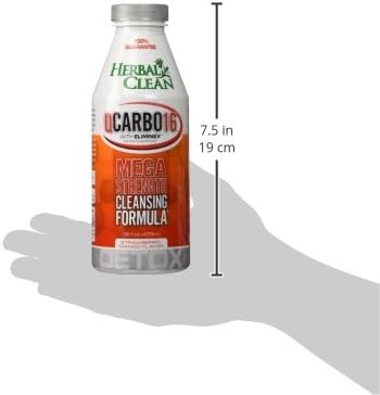 Herbal Clean BNG Enterprises Q Carbo Liquid Straw Drinks, Mango, 16 Ounce
