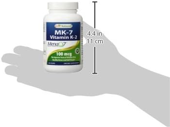 Best Naturals MK-7 Vitamin K2 100 mcg 120 Vcaps