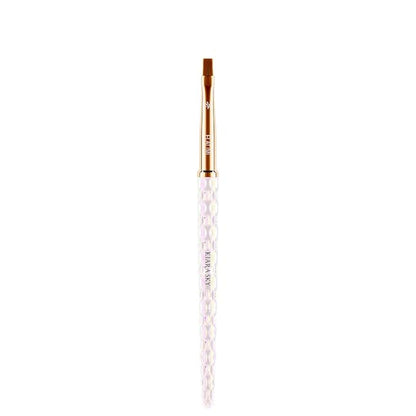 Kiara Sky Professional Nails *NEW* Gel Nail Art Brushes (Nail Art Brush - M Flat)