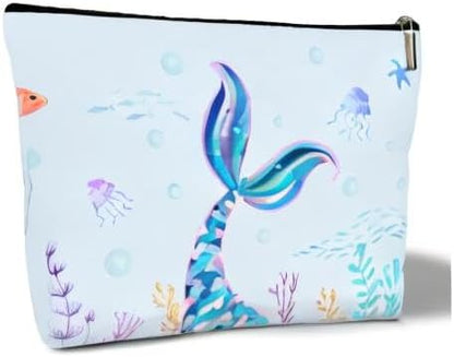 Mermaid Ocean Multifunctional Makeup Bag - Vacation Gift for Her