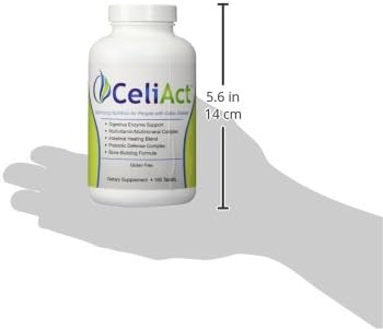 CeliAct - Optimizing Health for People on a Gluten-Free Diet - 180 Tablets
