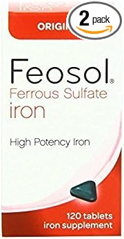 Feosol Original Vitamins, 120 Count (Pack of 2) by Feosol