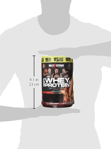 Whey Protein Powder | Six Star Whey Protein Plus | Whey Protein Isolate & Peptides | Lean Protein Powder for Muscle Gain | Muscle Builder for Men & Women | Chocolate, 2 lbs (Package May Vary)