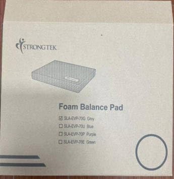 StrongTek Professional Foam Exercise Balance Pad - 15.8" 13" x 2", High-Density