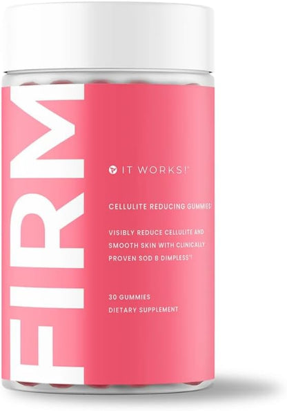 It Works! Firm - Transform Your Skin with Firm Cellulite-Reducing Gummies: Clinically Proven, Deliciously Effective and Boost Antioxidant (30 Gummies)