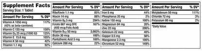 Centrums Silver Women 50+ Multivitamin, 275 Tablets Bundle - Non-GMO & Gluten Free, Adult Multi & Letter Vitamins Herbals & Dietary Supplements for Health