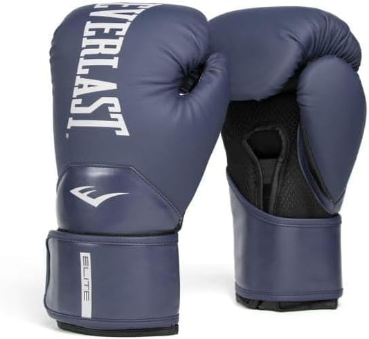 Everlast Elite 2 Boxing Gloves, Pro Training Gloves for Men and Women, Secure Fit Hook and Loop Closure & Ventilation, Heavy Bag & Speedbag Training.