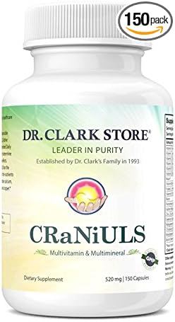 Dr Clark Store CRaNiULS (Multi Vitamin & Mineral), 520 mg 150 Gelatin Capsules