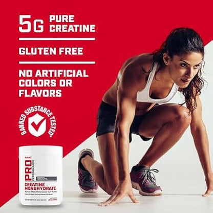 GNC Pro Performance Creatine Monohydrate Powder | Improves Athletic Performance and Fuels Muscles | Science-Backed | Banned Substance Free | 100 Servings