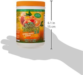 Youngevity Beyond Tangy Tangerine 2.0 Citrus Peach Fusion Multi-Vitamin & Mineral Complex - Made with Natural & Whole Foods | 8,000 ORAC (3 Canisters)