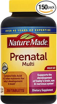 Nature Made. Prenatal Multi, + DHA 200mg 150 Tabs