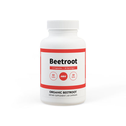 HBS, Beetroot Supplement (60 Vegetable Capsules)