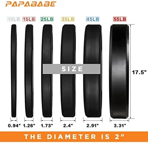 Papababe Bumper Plates 2 Inch