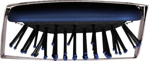 Conair Velvet Touch Paddle Cushion hair brush - Detangling hairbrush - curly or straight styles - men or women - detangler - features soft touch handle - Sage Green