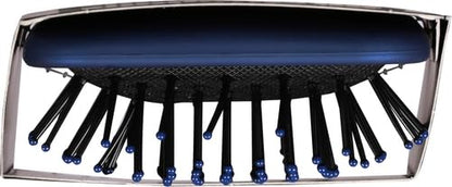 Conair Velvet Touch Paddle Cushion hair brush - Detangling hairbrush - curly or straight styles - men or women - detangler - features soft touch handle - Sage Green